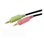 StarTech.com Cable KVM de 1,8 metros con DVI-D Dual Link, USB y audio, SKU DVID4N1USB6