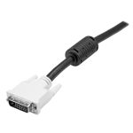 Cable de 10 metros DVI-D de Doble Enlace de StarTech.com, conexión macho a macho para alta resolución y durabilidad. SKU: DVIDDMM10M