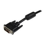 Cable DVI-D de 2 metros de StarTech.com, tipo de enlace simple, con conectores macho a macho. SKU DVIDSMM2M