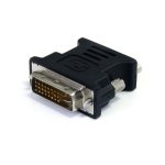 Adaptador StarTech.com de DVI-I a VGA, color negro, con conector DVI-I macho y HD15 hembra, SKU DVIVGAMFBK