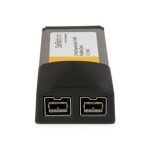 Adaptador StarTech.com ExpressCard/34 de 2 Puertos FireWire 800, modelo EC1394B2, adaptador para tarjetas de red y PCI.