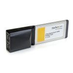 Adaptador StarTech.com ExpressCard/34 de 2 Puertos FireWire 800, modelo EC1394B2, adaptador para tarjetas de red y PCI.