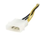 StarTech.com Adaptador de corriente EPS con conexión de 4 pines a 8 pines, longitud de 6 pulgadas, modelo EPS48ADAP, ideal para sistemas LP4.