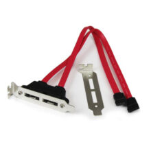 StarTech.com ESATAPLT2LP, tarjeta y adaptador de interfaz Interno eSATA, diseño compacto y alta velocidad de transferencia