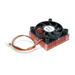 Sistema de refrigeración StarTech FAN3701U para ordenador; procesador con ventilador de 6 cm en color negro.