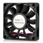 Ventilador de repuesto de StarTech.com, tamaño 70mmx15mm, con conector TX3 para disipador de procesador o caja chasis de PC. SKU: FAN7X15TX3