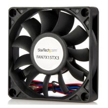 Ventilador de repuesto de StarTech.com, tamaño 70mmx15mm, con conector TX3 para disipador de procesador o caja chasis de PC. SKU: FAN7X15TX3