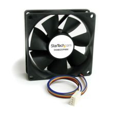 Ventilador StarTech para chasis de ordenador, tamaño 80x25mm, con conector PWN. SKU FAN8025PWM