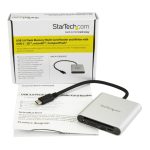 Lector Grabador USB 3.0 de Tarjetas de Memoria SD, Micro SD y CompactFlash de StarTech.com, SKU FCREADU3C