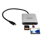Lector Grabador USB 3.0 de Tarjetas de Memoria SD, Micro SD y CompactFlash de StarTech.com, SKU FCREADU3C