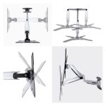 Soporte VESA mural de StarTech.com para televisores de 23 a 55 pulgadas, ajustable con movimiento total, inclinación y giro. SKU: FHA-TV-WALL-MOUNT.