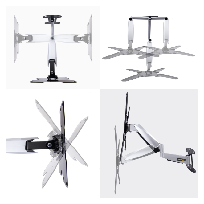 StarTech.com Soporte VESA de Pared para TV de 23 a 55 Pulgadas - Soporte Mural VESA - Ajustable con Movimiento Total - Brazo Colgador para Televisor - 30kg - Inclinación - Giro 5 StarTech.com soporte VESA de pared para TV de 23 a 55 pulgadas, razones para comprar