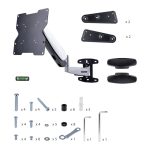 Soporte VESA mural de StarTech.com para televisores de 23 a 55 pulgadas, ajustable con movimiento total, inclinación y giro. SKU: FHA-TV-WALL-MOUNT.