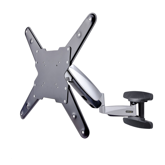 StarTech.com soporte VESA mural para TV de 23 a 55 pulgadas, ajustable y con movimiento total Soporte VESA mural de StarTech.com para televisores de 23 a 55 pulgadas, ajustable con movimiento total, inclinación y giro. SKU: FHA-TV-WALL-MOUNT.