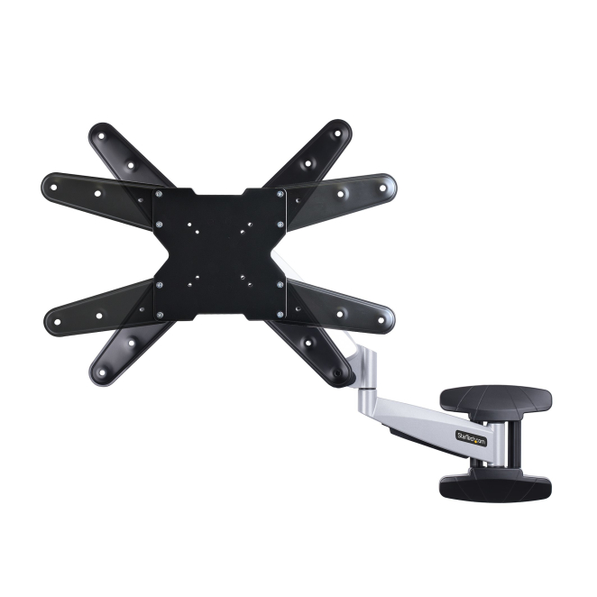 StarTech.com Soporte VESA de Pared para TV de 23 a 55 Pulgadas - Soporte Mural VESA - Ajustable con Movimiento Total - Brazo Colgador para Televisor - 30kg - Inclinación - Giro 1 StarTech.com soporte VESA de pared para TV de 23 a 55 pulgadas, ángulo de visión