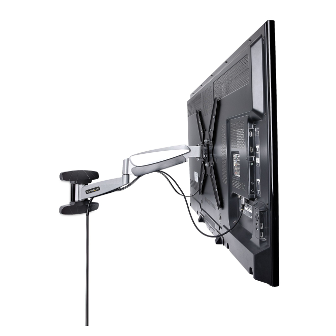 StarTech.com Soporte VESA de Pared para TV de 23 a 55 Pulgadas - Soporte Mural VESA - Ajustable con Movimiento Total - Brazo Colgador para Televisor - 30kg - Inclinación - Giro 3 StarTech.com soporte VESA de pared para TV de 23 a 55 pulgadas, instalación en vestíbulos