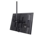 StarTech.com soporte de techo universal para TV con mástil telescópico ajustable FPCEILPTBLP. Compatible con pantallas de 32 a 75 pulgadas, incluye giro e inclinación.