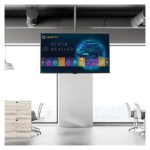 StarTech.com soporte de techo universal para TV con mástil telescópico ajustable FPCEILPTBLP. Compatible con pantallas de 32 a 75 pulgadas, incluye giro e inclinación.