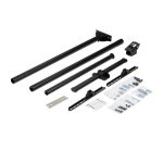 StarTech.com soporte de techo universal para TV con mástil telescópico ajustable FPCEILPTBLP. Compatible con pantallas de 32 a 75 pulgadas, incluye giro e inclinación.