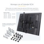 StarTech.com soporte de techo universal para TV con mástil telescópico ajustable FPCEILPTBLP. Compatible con pantallas de 32 a 75 pulgadas, incluye giro e inclinación.