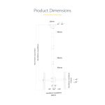 StarTech.com soporte de techo universal para TV con mástil telescópico ajustable FPCEILPTBLP. Compatible con pantallas de 32 a 75 pulgadas, incluye giro e inclinación.