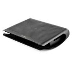 StarTech.com Reposapiés Ergonómico Basculante con Gestión de Cableado y Almacenamiento, SKU FTRST2. Descansapiés Negro Antideslizante para Oficina