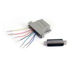 StarTech.com GC258MF cambiador de género para cable DB-25 a RJ-45 gris, útil para adaptar conexiones cableadas.