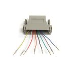 StarTech.com GC258MF cambiador de género para cable DB-25 a RJ-45 gris, útil para adaptar conexiones cableadas.
