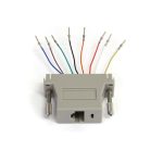 StarTech.com GC258MF cambiador de género para cable DB-25 a RJ-45 gris, útil para adaptar conexiones cableadas.