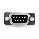 Imagen del adaptador conversor StarTech.com de DB9 a RJ45, con conectores macho a hembra y SKU GC98MF