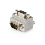 Adaptador de cable serial StarTech.com DB9 en color gris, SKU GC99MFRA2, ideal para conexiones RS-232.