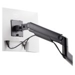 Soporte VESA StarTech.com de sobremesa para monitor curvo ultraancho de 49 pulgadas, relación de aspecto 32:9, con capacidad de 20kg, ajuste sin herramientas y SKU H1M1AG1-MONITOR-ARM