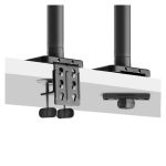 Soporte VESA StarTech.com de sobremesa para monitor curvo ultraancho de 49 pulgadas, relación de aspecto 32:9, con capacidad de 20kg, ajuste sin herramientas y SKU H1M1AG1-MONITOR-ARM