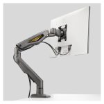 StarTech.com brazo soporte de sobremesa para monitor de hasta 32 pulgadas, capacidad máxima 10kg, VESA 75x75 y 100x100, SKU H1M1AG2-MONITOR-ARM