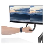 StarTech.com Brazo Soporte VESA para Sobremesa, soporta 2 monitores de hasta 27 pulgadas, totalmente articulado, SKU H2M1AS2-MONITOR-ARM