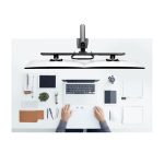 StarTech.com Brazo Soporte VESA para Sobremesa, soporta 2 monitores de hasta 27 pulgadas, totalmente articulado, SKU H2M1AS2-MONITOR-ARM