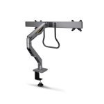 StarTech.com Brazo Soporte VESA para Sobremesa, soporta 2 monitores de hasta 27 pulgadas, totalmente articulado, SKU H2M1AS2-MONITOR-ARM