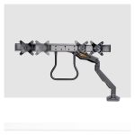 StarTech.com Brazo Soporte VESA para Sobremesa, soporta 2 monitores de hasta 27 pulgadas, totalmente articulado, SKU H2M1AS2-MONITOR-ARM