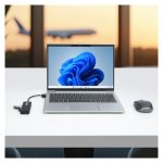 Imagen del producto StarTech.com Hub USB-A de 4 Puertos, 5Gbps, alimentado por el bus, modelo H5A4A-USB-HUB.