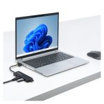 Imagen del producto StarTech.com Hub USB-A de 4 Puertos, 5Gbps, alimentado por el bus, modelo H5A4A-USB-HUB.