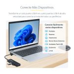 Imagen del producto StarTech.com Hub USB-A de 4 Puertos, 5Gbps, alimentado por el bus, modelo H5A4A-USB-HUB.