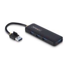 Imagen del producto StarTech.com Hub USB-A de 4 Puertos, 5Gbps, alimentado por el bus, modelo H5A4A-USB-HUB.