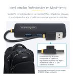 Imagen del producto StarTech.com Hub USB-A de 4 Puertos, 5Gbps, alimentado por el bus, modelo H5A4A-USB-HUB.