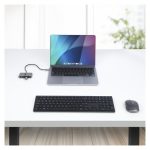 StarTech.com Adaptador USB-C con Ethernet, 3 Puertos USB-A de 5Gbps, modelo HB30C3A1GEA2. Incluye cable de 30cm y es alimentado por el bus.