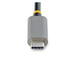 StarTech.com Adaptador USB-C con Ethernet, 3 Puertos USB-A de 5Gbps, modelo HB30C3A1GEA2. Incluye cable de 30cm y es alimentado por el bus.