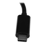 StarTech.com Hub Concentrador USB 3.0 con 3 puertos USB-A, Ethernet Gigabit, entrega de alimentación de 60W, SKU HB30C3AGEPD