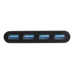 StarTech.com Hub Concentrador USB 3.0 de 4 Puertos, 5Gbps, Ladrón USB-C a 4x USB A, Alimentado por el Bus. SKU: HB30C4AB
