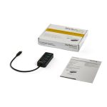 StarTech.com Hub Ladrón USB C de 4 Puertos - Concentrador USB Tipo C a 4 Puertos USB A con Interruptores Individuales de Encendido/Apagado, USB 3.2 Gen 1 SuperSpeed de 5Gbps, SKU HB30C4AIB
