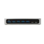 Imagen del StarTech.com Hub Concentrador USB 3.0 USB C a 5x USB-A y 2x USB Tipo C de 7 puertos, modelo HB30C5A2CSC, con velocidad de 5Gbps y ladrón USBC alimentado