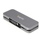 StarTech.com Hub USB C de 4 Puertos, 4x USB-A, Concentrador USB 3.0 Tipo C de 5Gbps (USB 3.2 Gen 1) con Cable de 28,5cm, SKU HB30CM4AB